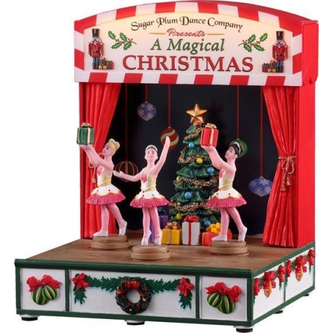 Lemax - Sugar Plum Dance Company, B/o (4.5v) - Kersthuisjes & Kerstdorpen