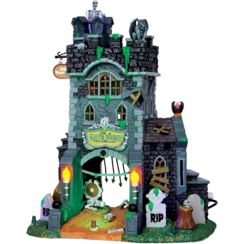 Lemax - The Gate House At Haunted Meadows - With 4.5V Adaptor