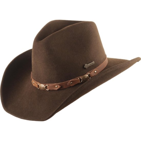 Vilt hoed Scippis Bandit bruin, M