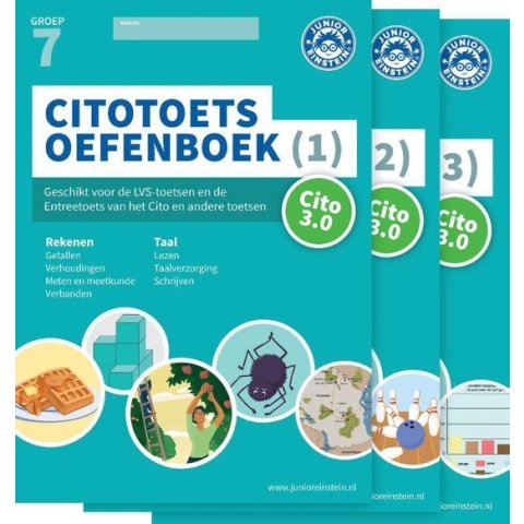 Citotoets Oefenboeken Set Deel 1, 2 en 3 - groep 7