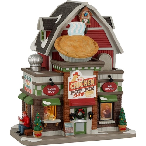Lemax - The Chicken Pot Pie Shop, B/o Led - Kersthuisjes & Kerstdorpen