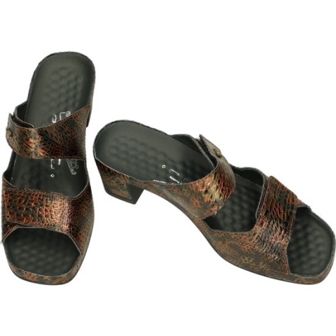 Vital -Dames - bruin donker - slippers & muiltjes - maat 36