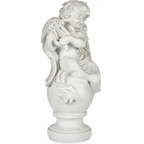 Decoratieve figuren Engel Wit 22 x 22 x 48 cm (2 Stuks)