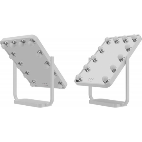 Humanas HS-HM01 White make-up mirror with LED lighting Make-Up Spiegel