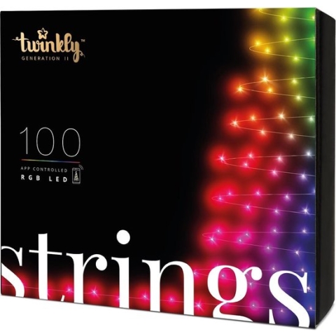 Twinkly miniverlichting met app 8 m met 100 LED lampen multi
