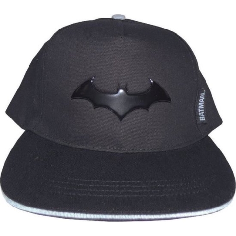 DC Comics - Batman Logo Metaaleffect Zwart Snapback Cap