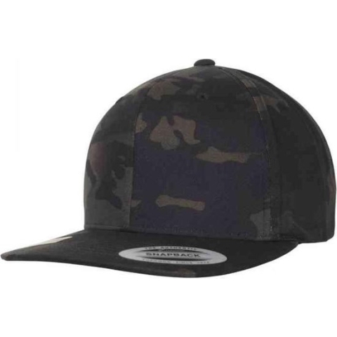 Urban Classics Snapback Pet Classic Multicam Zwart