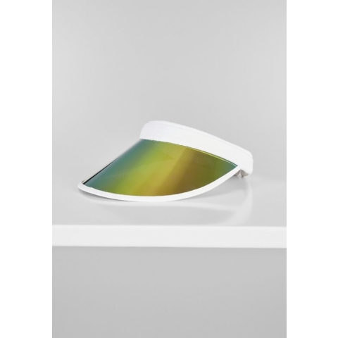 Urban Classics Visor/zonneklep Holographic Visor white/multicolor Wit/Multicolours