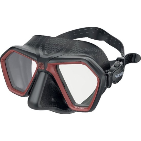 SEACSUB Eagle Speervismasker Rood One Size