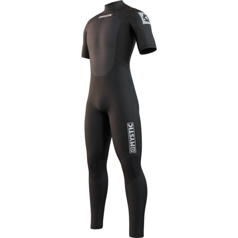 Mystic Star Shortarm 3/2 Back Zip - Black