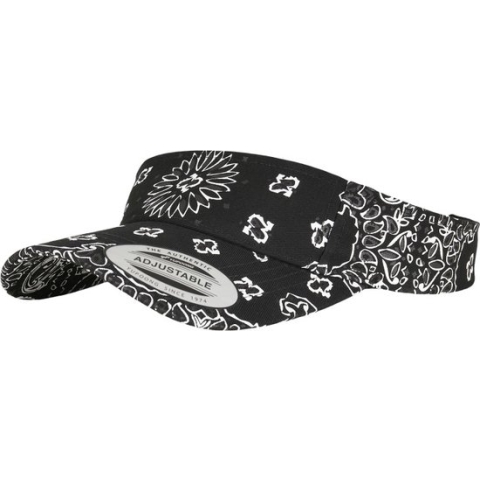 Urban Classics Visor/zonneklep Visor Bandana Print black Zwart