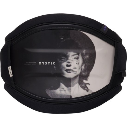 2023 Mystic Majestic OS Waist Harness - Black / White XL