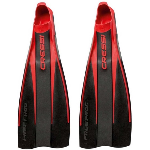Cressi Free Frog Snorkeling Zwemvliezen EU 45-46 Black / Red