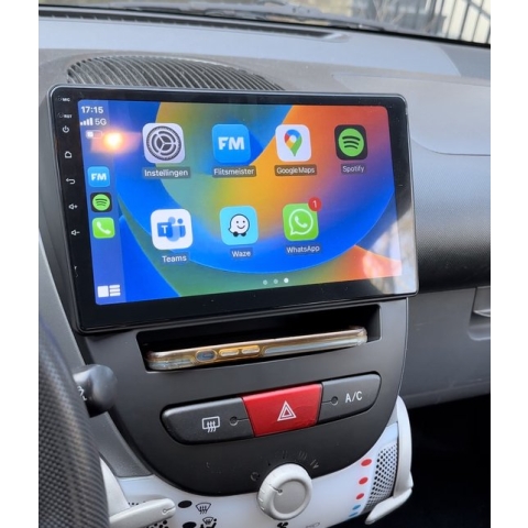 2023 Android 12.0 Radio Display voor Citroën C1 (2005-2014) - Met Apple CarPlay, Android Auto, DAB+ Navigatie & Radio!