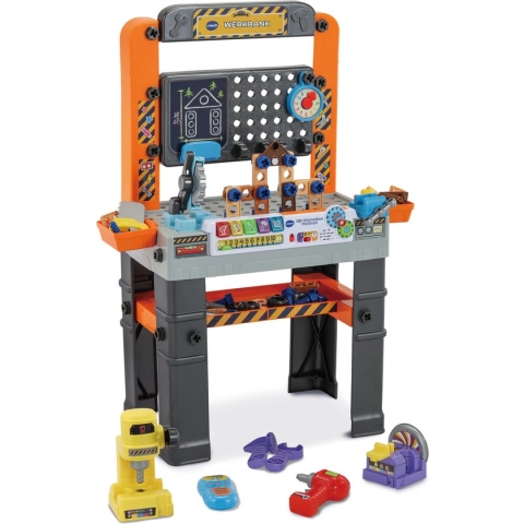 VTech Mijn Interactieve Werkbank - Kinder Gereedschap - Educatief & Interactief Speelgoed - Vanaf 3 Jaar