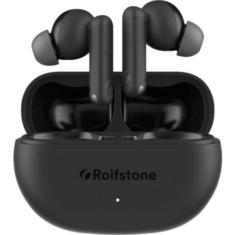 Rolfstone Luna - Active Noise Cancelling Oordopjes - Ambient Mode - Draadloze ANC oortjes met Foam Eartips - Handsfree bellen - Compact design
