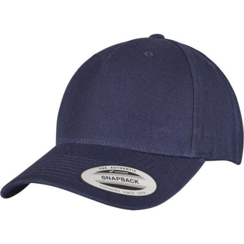 Flexfit Snapback Pet YP CLASSICS 5-PANEL PREMIUM CURVED VISOR SNAPBACK CAP navy one size Blauw