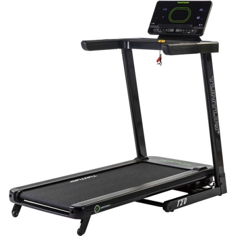 Tunturi T20 Loopband - Hardloopband Inklapbaar - 44 programma's - 12 hellingshoeken - LED Monitor - 1 - 16km/u