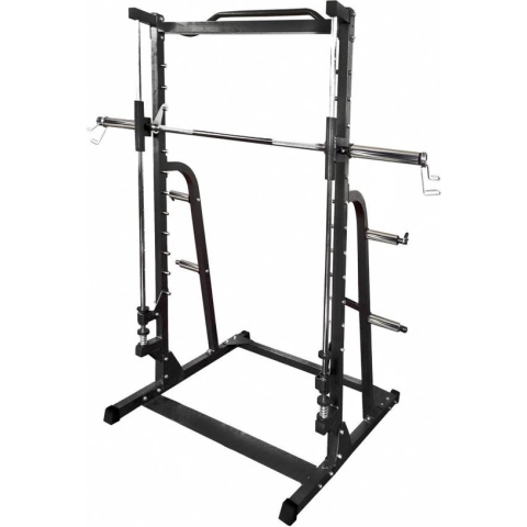 Toorx Fitness - Smith Machine - Krachtstation - WLX-70 - Zwart - met Chin-Up Bar - voor 25 mm, 30 mm en 50 mm halterschijven