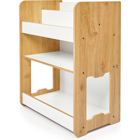 Minera® Seagull Montessori Speelgoedkast - Kinder boekenkast - Kinderkamer boekenrek - Opbergkast - Boekenkastje - Opbergkast voor kinderen - Boekenrek - Opbergkist Speelgoed