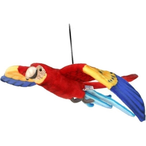 Hansa Vliegende Scarlet Ara 76 cm