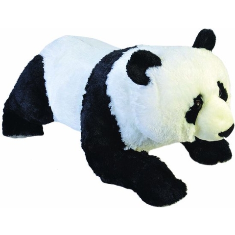 Wild Republic Knuffel Panda Junior 76 Cm Pluche Wit/zwart