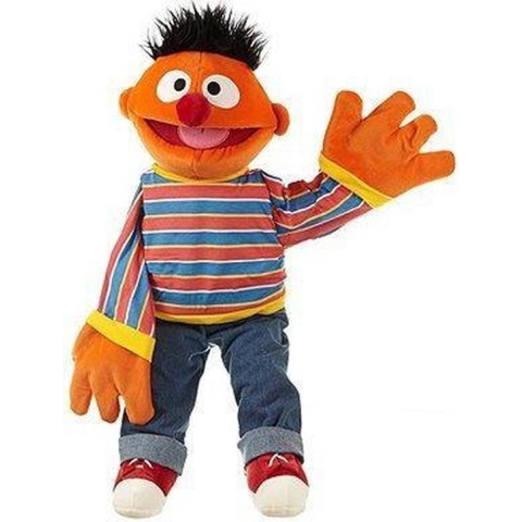 Handpop Ernie sesamstraat Groot