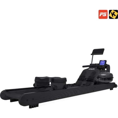 VirtuFit Elite Water Resistance Roeitrainer - Black Edition - Roeimachine - Water roeitrainer - Gratis trainingsschema