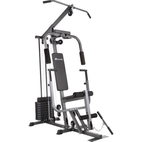 tectake - Krachtstation - fitness home gym met bankdrukmodule - 402757