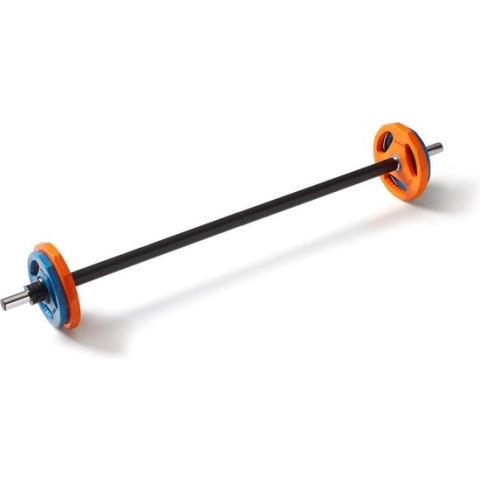 Basic-Fit® Halterset - Halterstang met Gewichten - Barbell Set - Inclusief Halterklemmen - Ø 30 mm