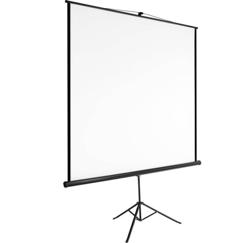 tectake® - Projectiescherm met statief 152 x 152 cm 402513