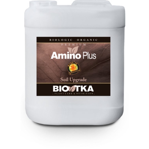 BioTka SOIL AMINO PLUS 5 Ltr. Bodem verbeteraar (plantvoeding - aarde opwaardering - biologische plantvoeding - Aminozuren - bio supplement - amino - plantvoeding aarde - kokosvoeding - kokos voeding - aarde - organische plantenvoeding - organisch)