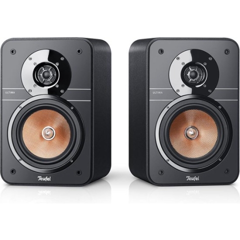 Teufel ULTIMA 20 - 2-kanaals hifi-boekenplankspeakers - 50 watt - set van 2 - zwart