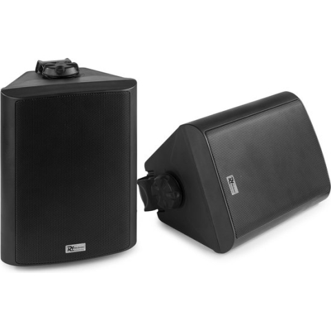 Bluetooth speakers - Power Dynamics BGB50 zwarte bluetooth speakerset 100W voor buiten en binnen