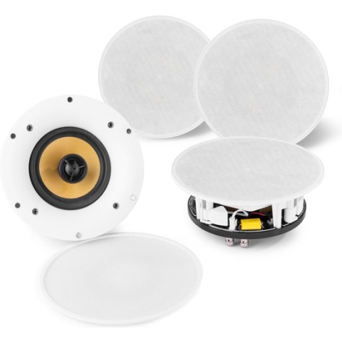 Inbouw speaker set (2x) - Power Dynamics WCS50 wifi plafondspeakers Bluetooth - 200W