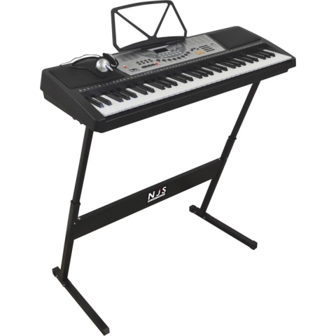 NJS800 full size complete keyboard set met 61 piano style toetsen