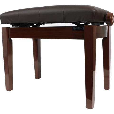 Innox PB 10BR Pianobank - Pianokruk in hoogte verstelbaar - Bruin - Kruk voor piano en keyboard