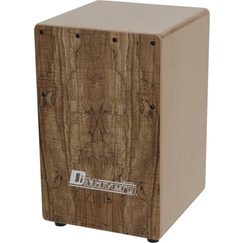 DIMAVERY CJ-580 kinder Cajon - spalted Esdoorn hout - handtrommel - drumbox