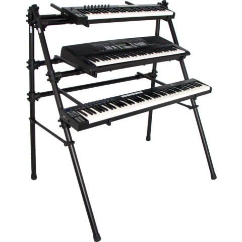 Innox KB-120 MKII keyboard statief - Keyboard standaard - Verstelbaar - Zwart