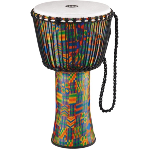Meinl Djembe PADJ2-XL-F, 14", Kenyan Quilt, Synth. vel - Djembe