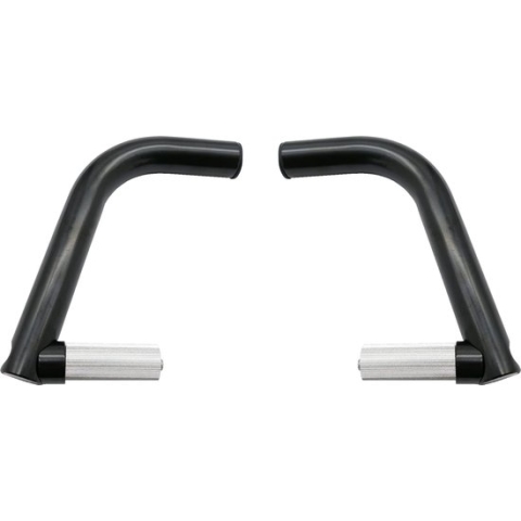 Aluminium bar-ends stuuruiteinden | stuurhoorntjes | barends | voor diameter 22,2 mm | klem binnen | 1 paar (2 stuks)