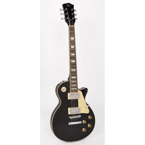 Elektrische gitaar SX EE3-BK Les Pauls Style Zwart