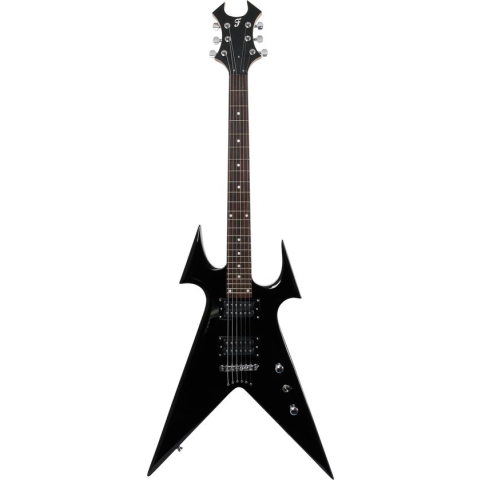 Fazley FBV618BK FING Metal Gitaar - Elektrische gitaren - Zwart - Muziekinstrumenten