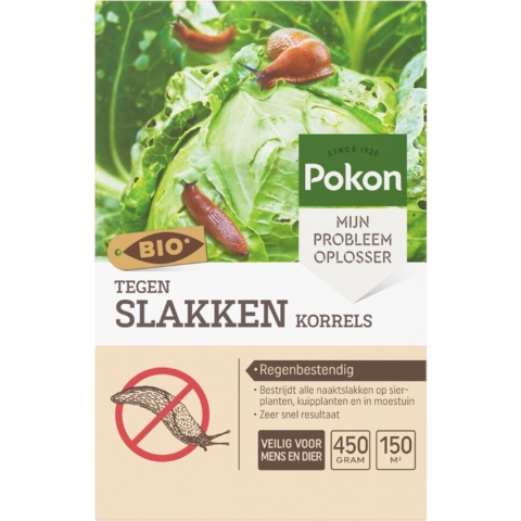 12x Pokon Tegen Slakken Korrels Biologisch 450 gr