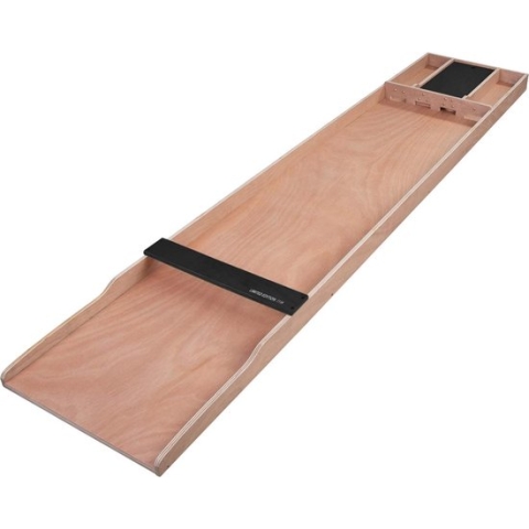 Sjoelbak 200 cm - Wedstrijdsjoelbak - Inclusief 30 Sjoelstenen - Zwart - Limited Edition