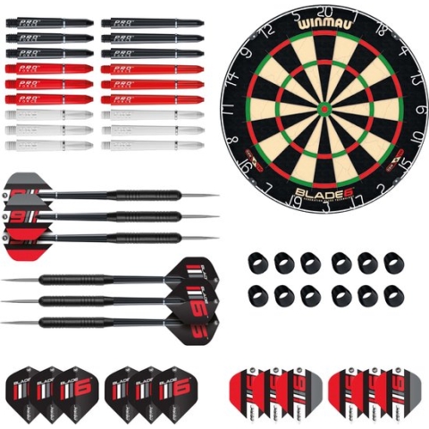 Winmau Blade 6 Starter Pack - Dartset - Darts