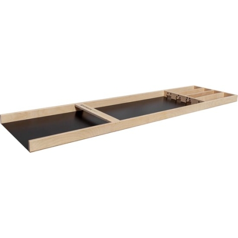 Mini Sjoelbak Heemskerk Mini S Black - 115 cm - inclusief 30 mini sjoelstenen