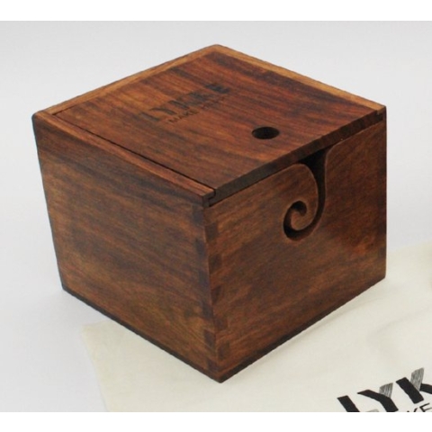 Lykke Indian Rosewood Yarn Box with Cover