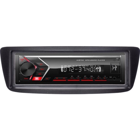 1-din bluetooth autoradio Toyota Aygo/Citroen C1/Peugeot 107 2005-2012 met usb ingang en frame / kabels