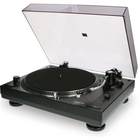Lenco L-3808 Black - Platenspeler met USB - Stereo - Stofkap - Zwart